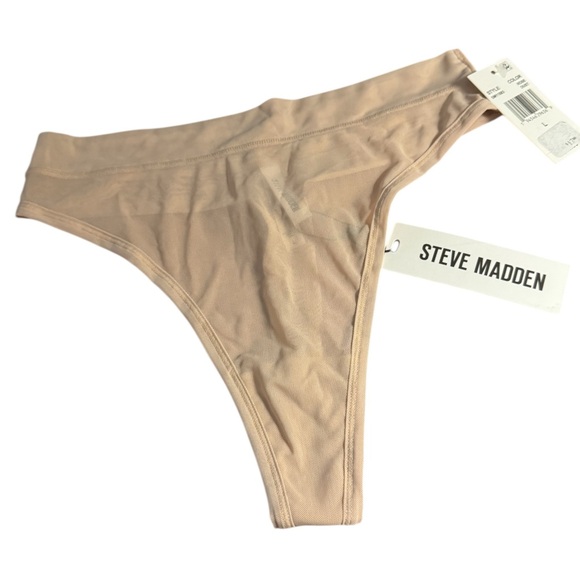 Steve Madden Seamless Rode Dust Mesh High-Waist Briefs - Picture 2 of 3